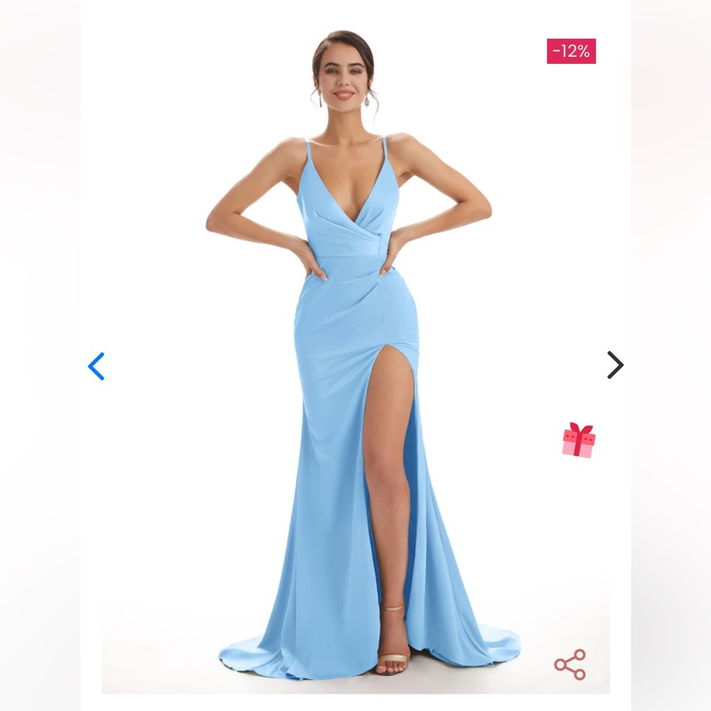 Elegant Blue Evening Gown